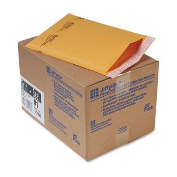 Sealed Air Jiffylite Self-seal Bubble Mailer, #1, Barrier Bubble Lining, Self-adhesive Closure, 7.25 X 12, Golden Brown Kraft, 25-carton freeshipping - TVN Wholesale